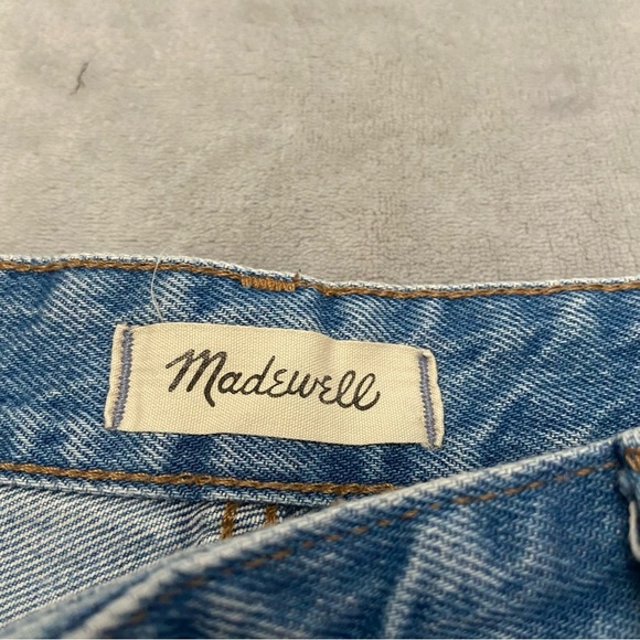 Madewell Destructed Relaxed Denim Shorts Blue distressed 21758 - Picture 5 of 10